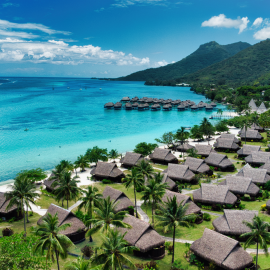 Aerial view Luxury garden villa x png