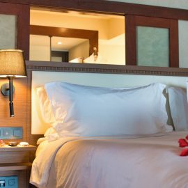 Bed and flowersLuxury Overwater Horizon landscape x jpeg