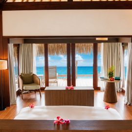 Hi res Luxury Overwater Horizon landscape facing terrace